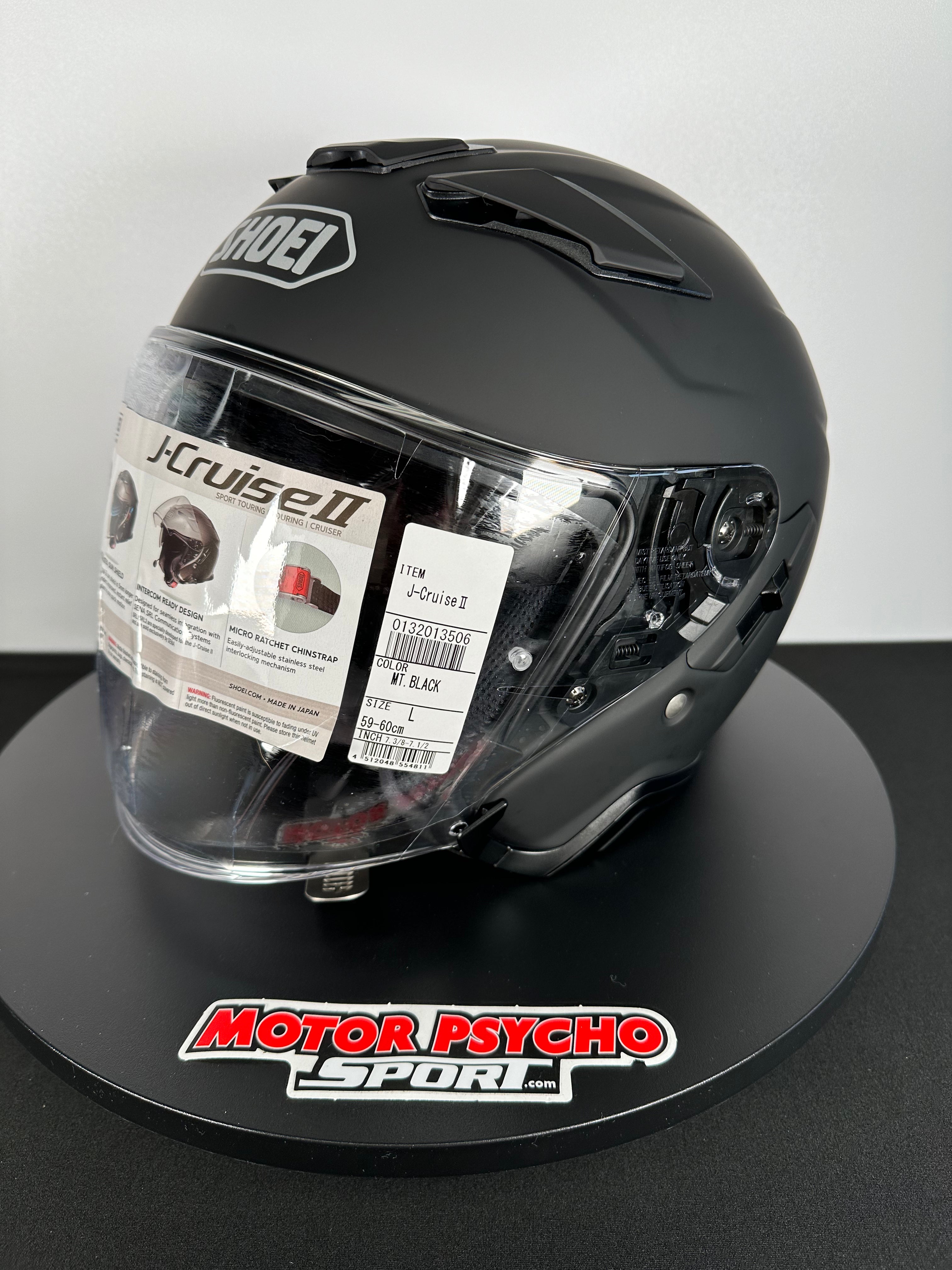 Shoei J-Cruise II Open-Face Helmet - Matte Black - Size Large - USED / OPEN  BOX