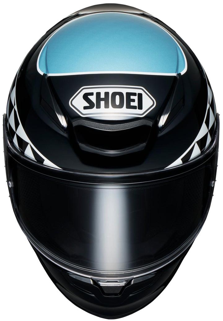 Shoei RF-1400 Shakin' Speed Helmet - TC-2 Black/White/Light Blue