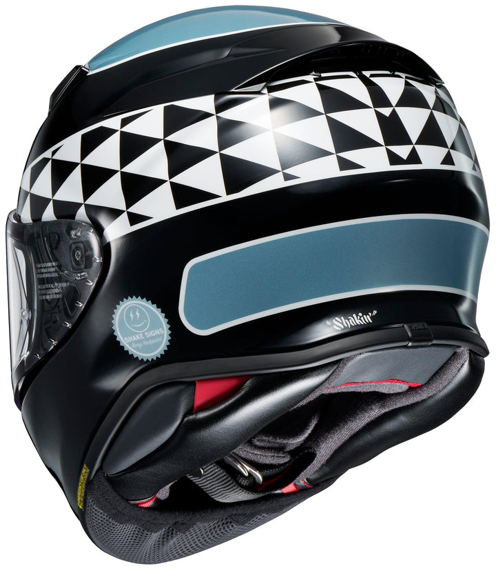 Shoei RF-1400 Shakin' Speed Helmet - TC-2 Black/White/Light Blue