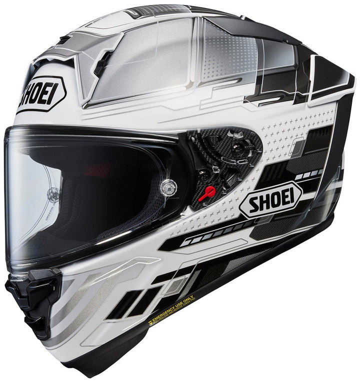 Shoei X-15 Proxy Helmet - TC-6 White/Gray/Black