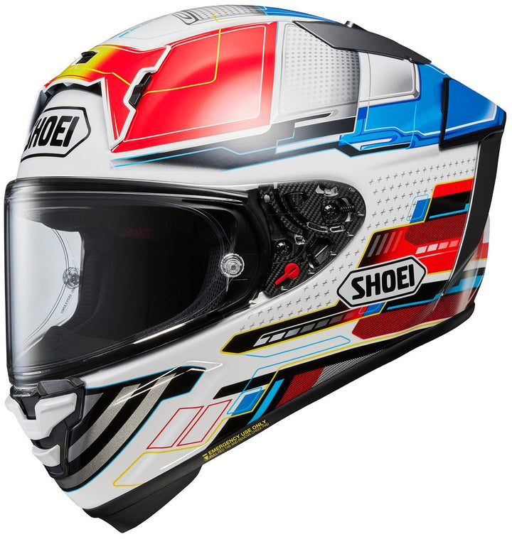 Shoei X-15 Proxy Helmet - TC-10 White/Red/Blue