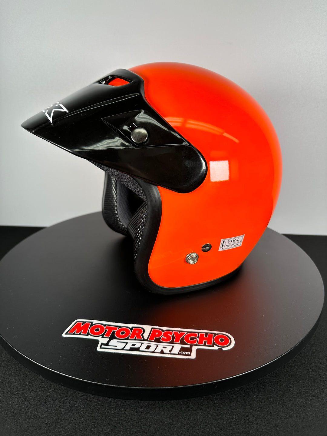 AFX FX-75Y Helmet — Solid - Safety Orange - Size Youth Large