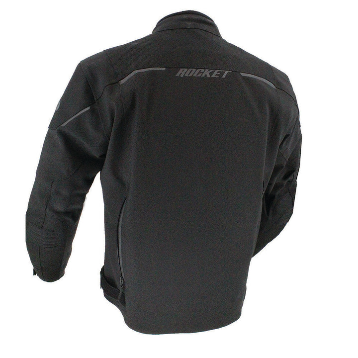 Joe Rocket Smooth Mens Textile Jacket Black/Black