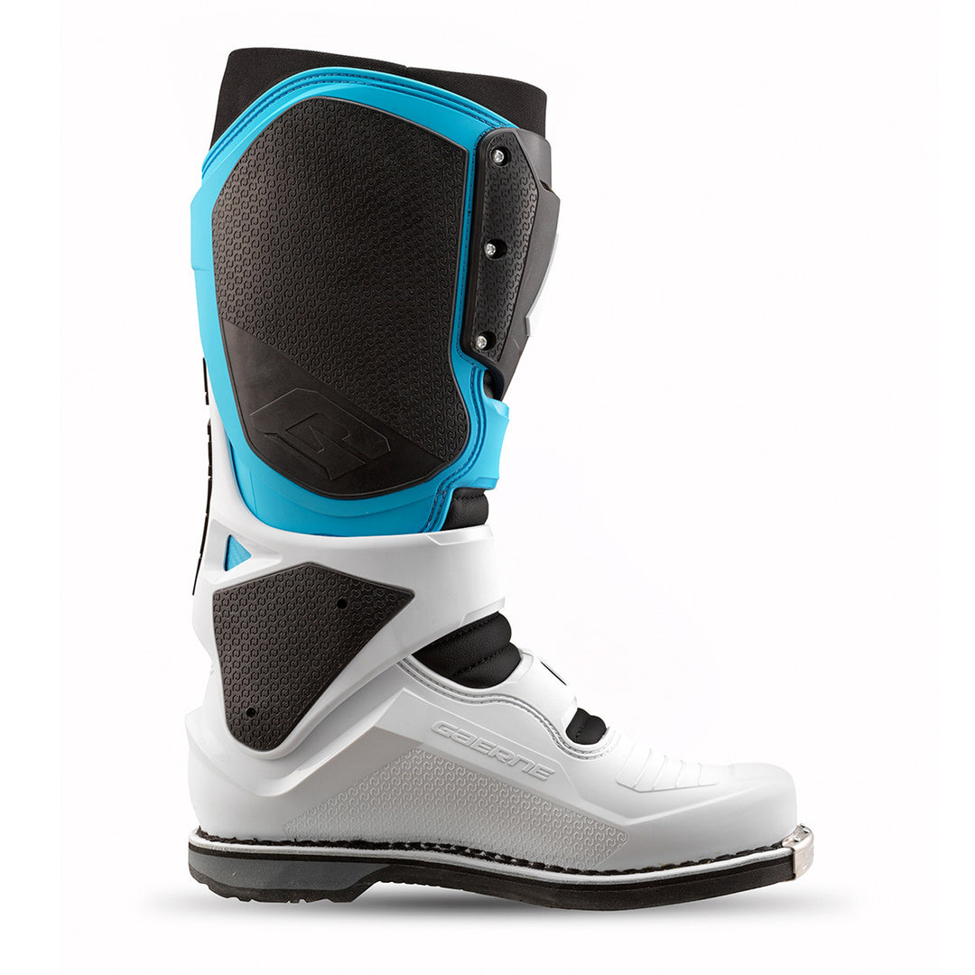 Gaerne SG-22 Boots - White/Black/Light Blue LE