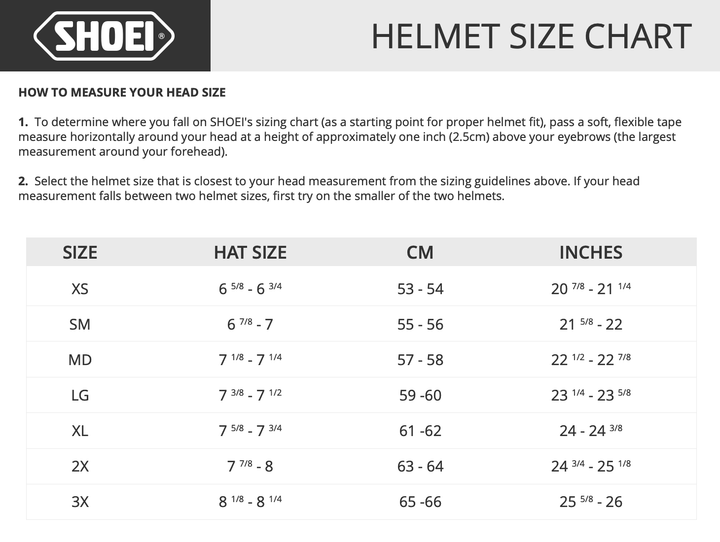 Shoei X-15 Escalate Helmet - TC-10