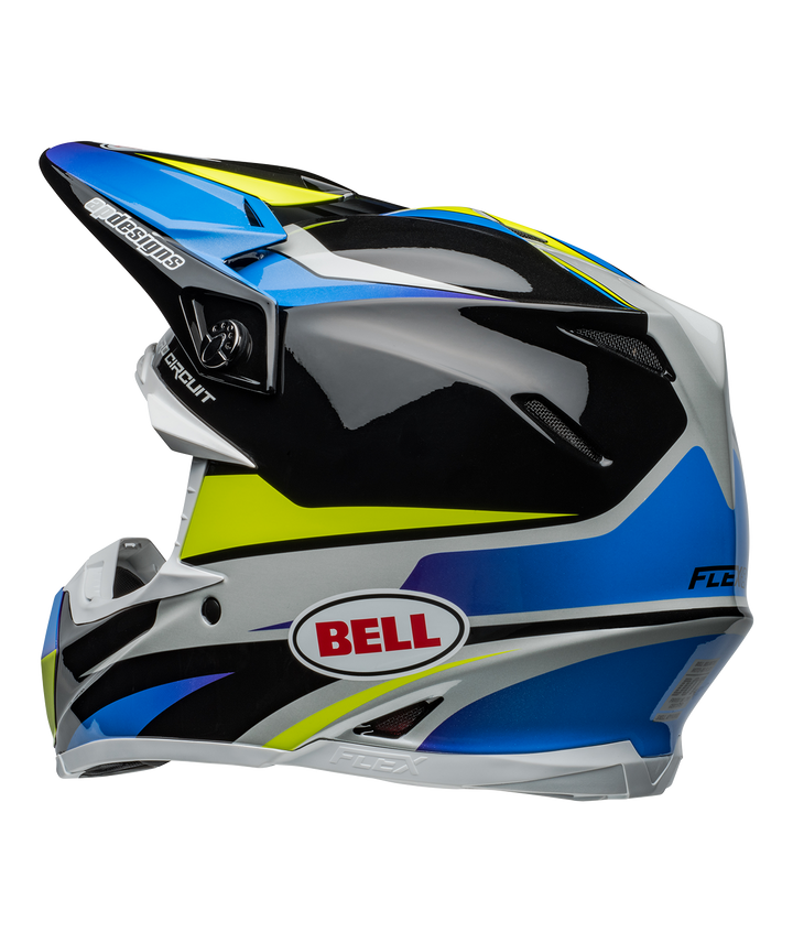 Bell Moto-9S Flex Helmet - Pro Circuit Replica 24 Gloss Black/Blue - Size L