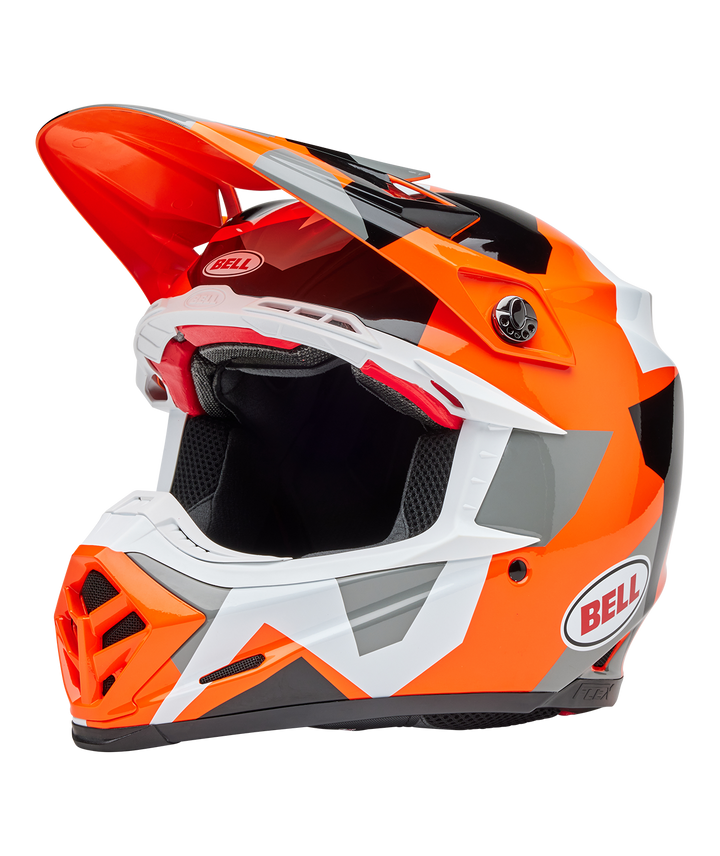 Bell Moto-9S Flex Helmet - Rover Gloss Orange Camo - Size L