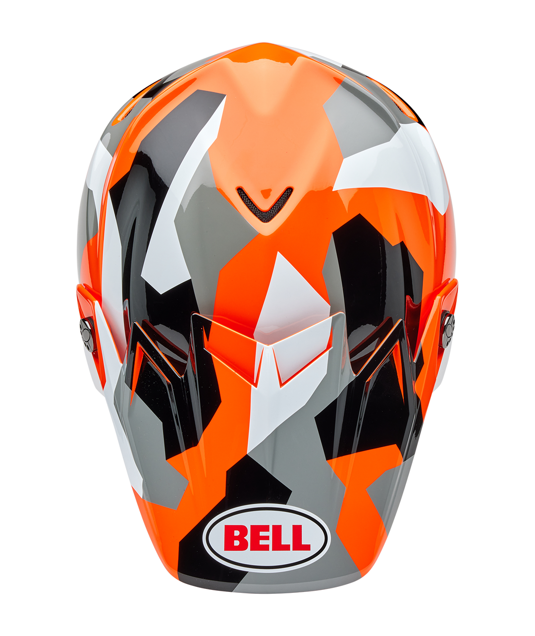 Bell Moto-9S Flex Helmet - Rover Gloss Orange Camo - Size L