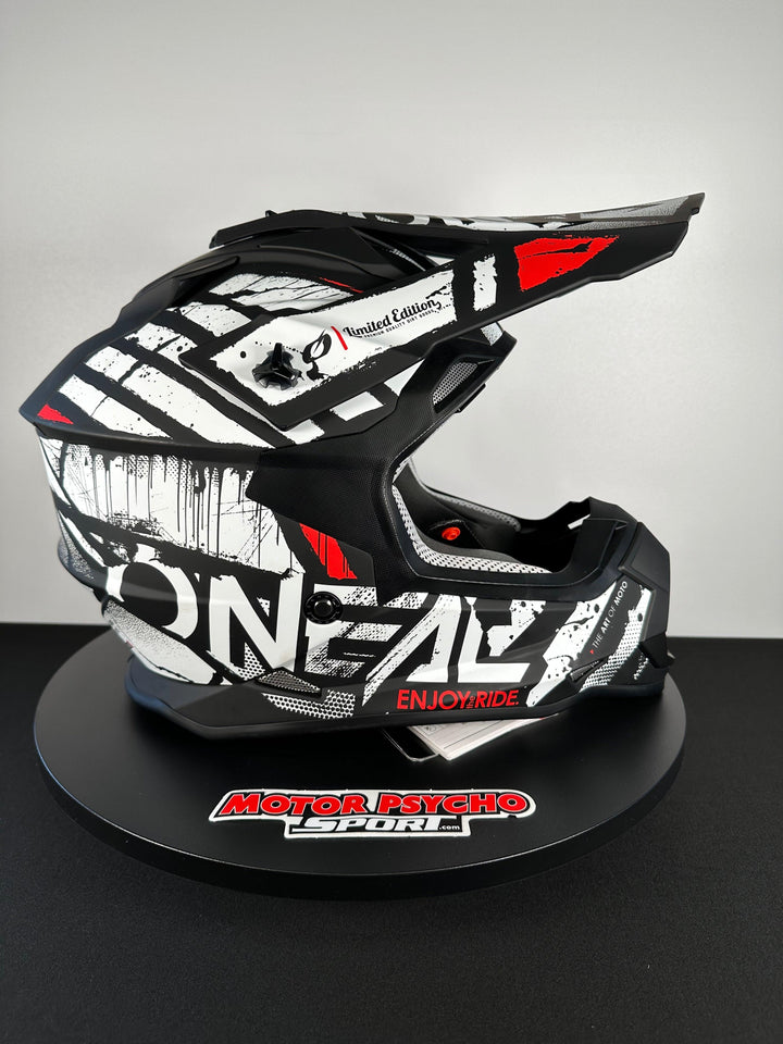 O'Neal 2 SRS Glitch V.23 Helmet Black/White