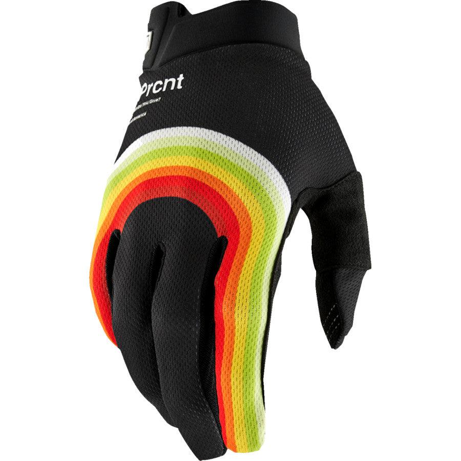 100% iTrack Gloves - Rewind Black