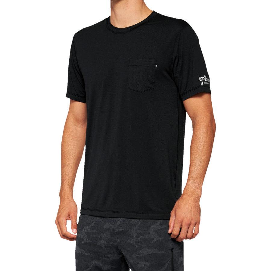 100% Mission Athletic T-Shirt - Black