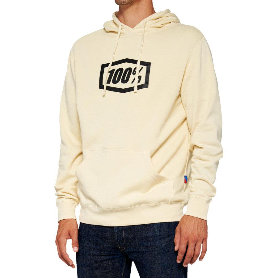 100% Icon Pullover Hoodie - Chalk