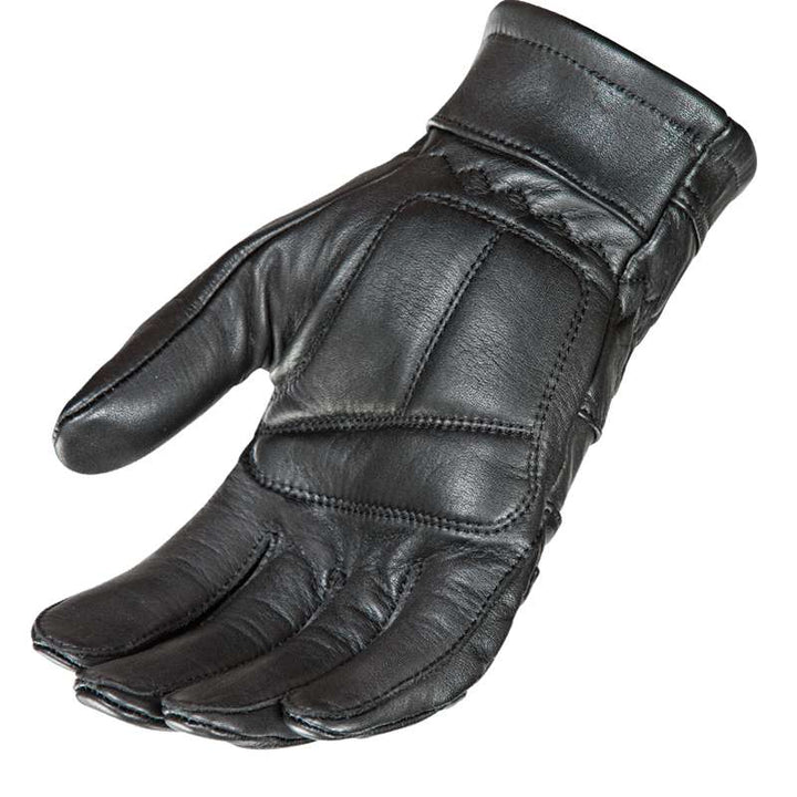 Joe Rocket Classic Mens Leather Gloves Black Thick Fit