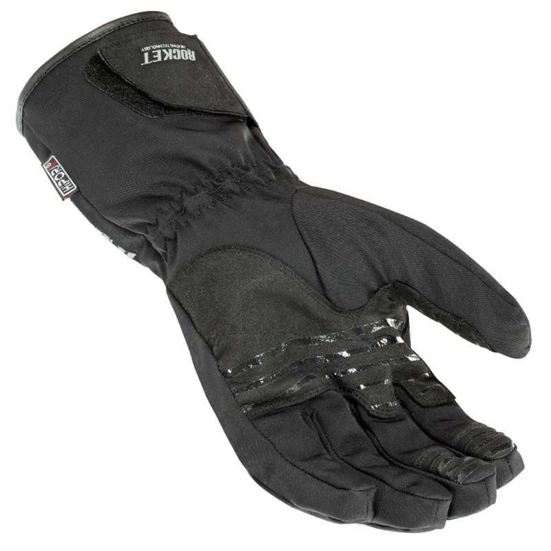 Joe Rocket Textile Burner Heated Cold Weather Textile Gloves Black