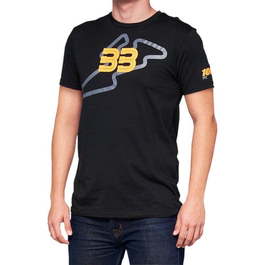 100% BB33 Track T-Shirt - Black