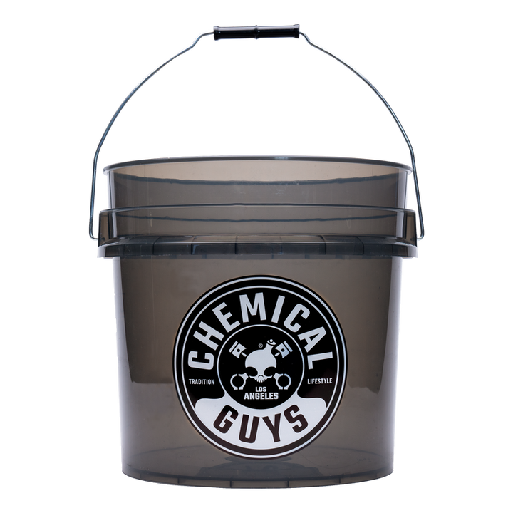 Chemical Guys Heavy Duty Detailing Bucket Smoked Black (4.5 Gal)