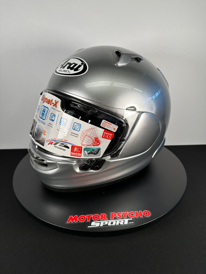 Arai Signet-X Helmet - Aluminum Silver - Size XL - OPEN BOX