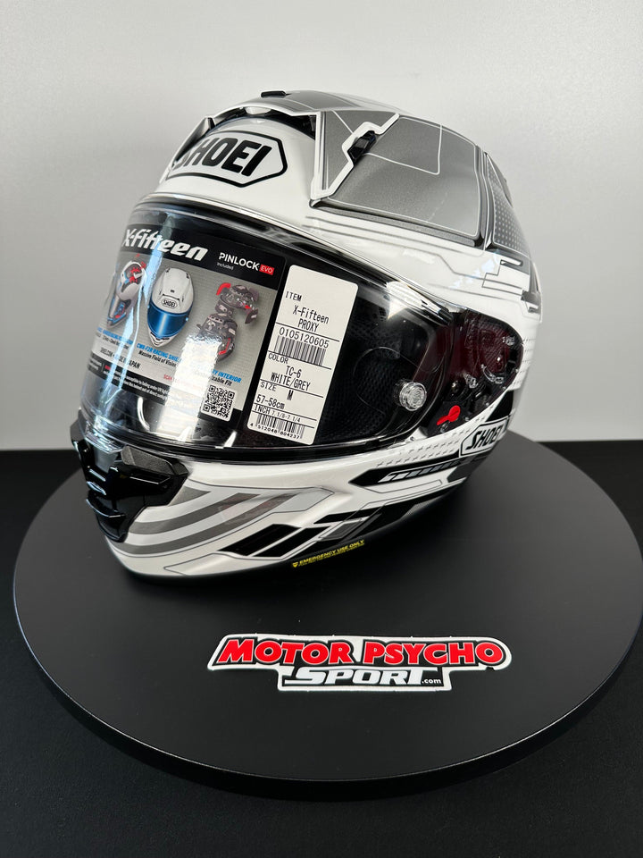 Shoei X-15 Proxy Helmet - TC-6 White/Gray/Black