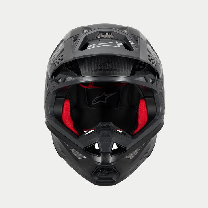 Alpinestars Supertech M10 Fame Helmet - Black Carbon Matte & Glossy (WPS)