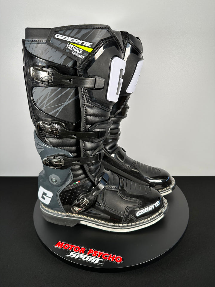 Gaerne Fastback Endurance Boots - Black - Size 7 Euro 41 - OPEN BOX