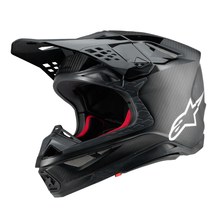 Alpinestars Supertech M10 Fame Helmet - Black Carbon Matte & Glossy (WPS)