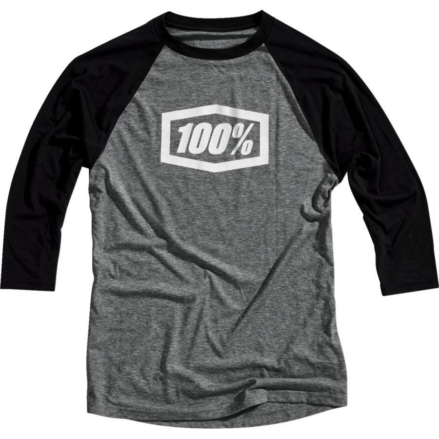 100% Tech Icon 3/4 Sleeve T-Shirt - Black