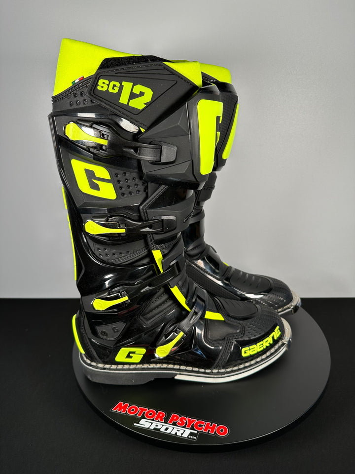 Gaerne SG-12 Boots - Black/Fluorescent Yellow