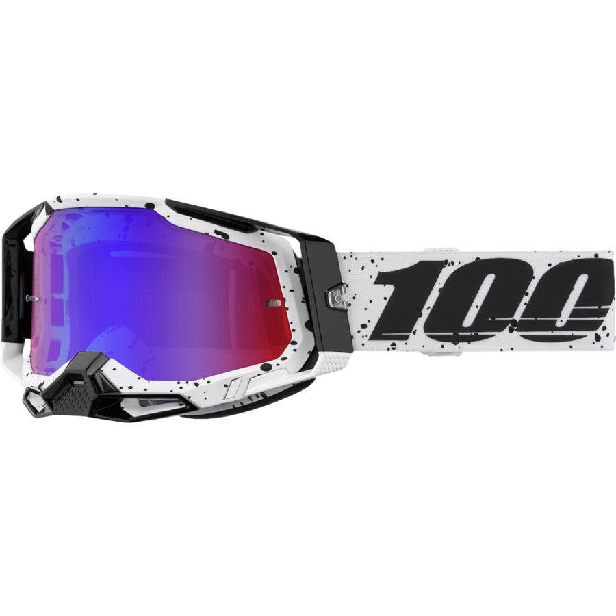 100% Racecraft 2 Goggle - Trinity - Red Blue Mirror