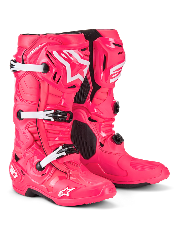 Alpinestars Tech 10 Boots - Diva Pink/White