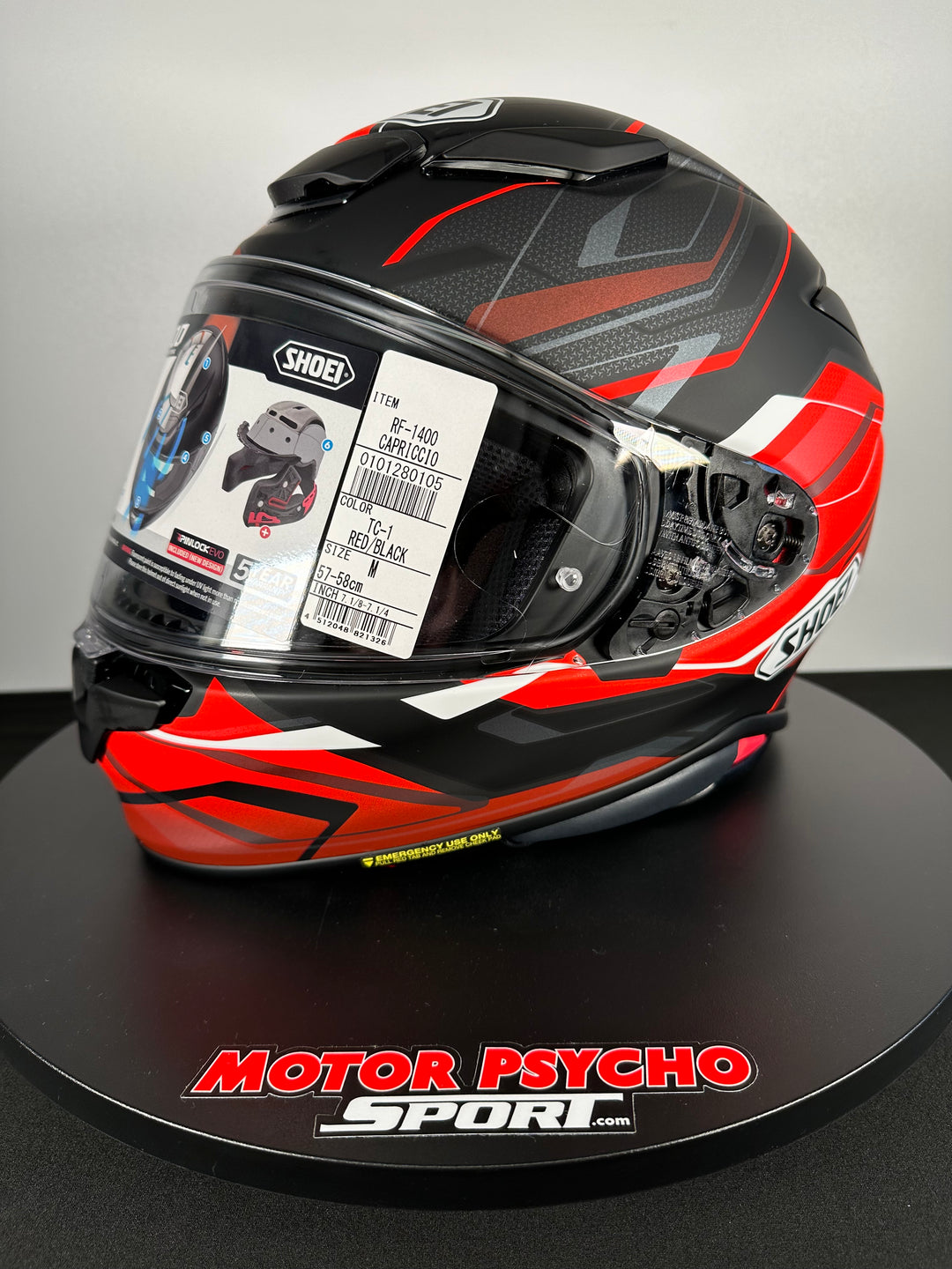 Shoei RF-1400 Capriccio Helmet - TC-1 - Size Medium - USED/OPEN BOX