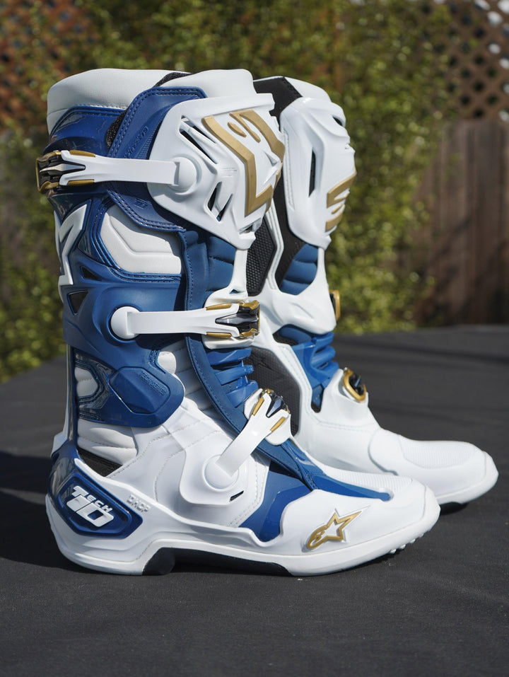 Alpinestars Tech 10 Limited Edition Boots - Dress Whites Tropical