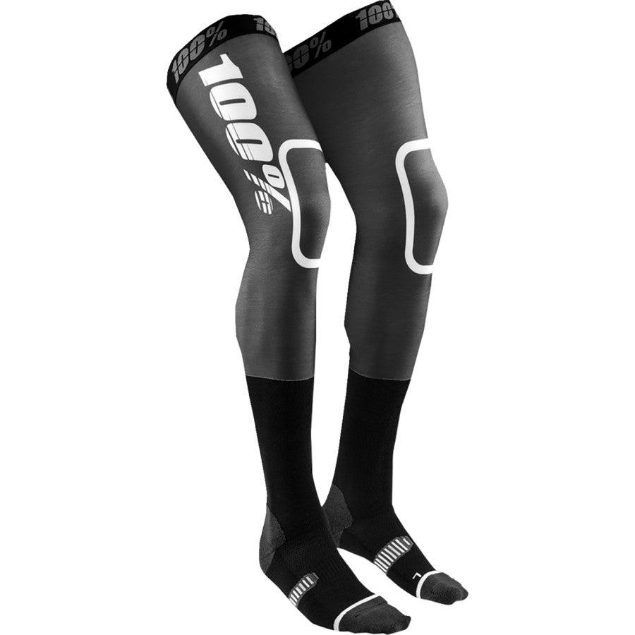 100% REV Knee Brace Performance Moto Socks