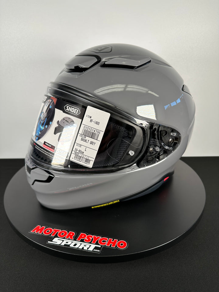 Shoei RF-1400 Helmet - Gloss Basalt Gray