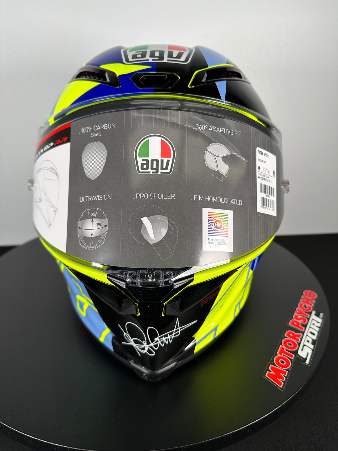 AGV Pista GP RR Soleluna 2022 Helmet - Size Medium - OPEN BOX