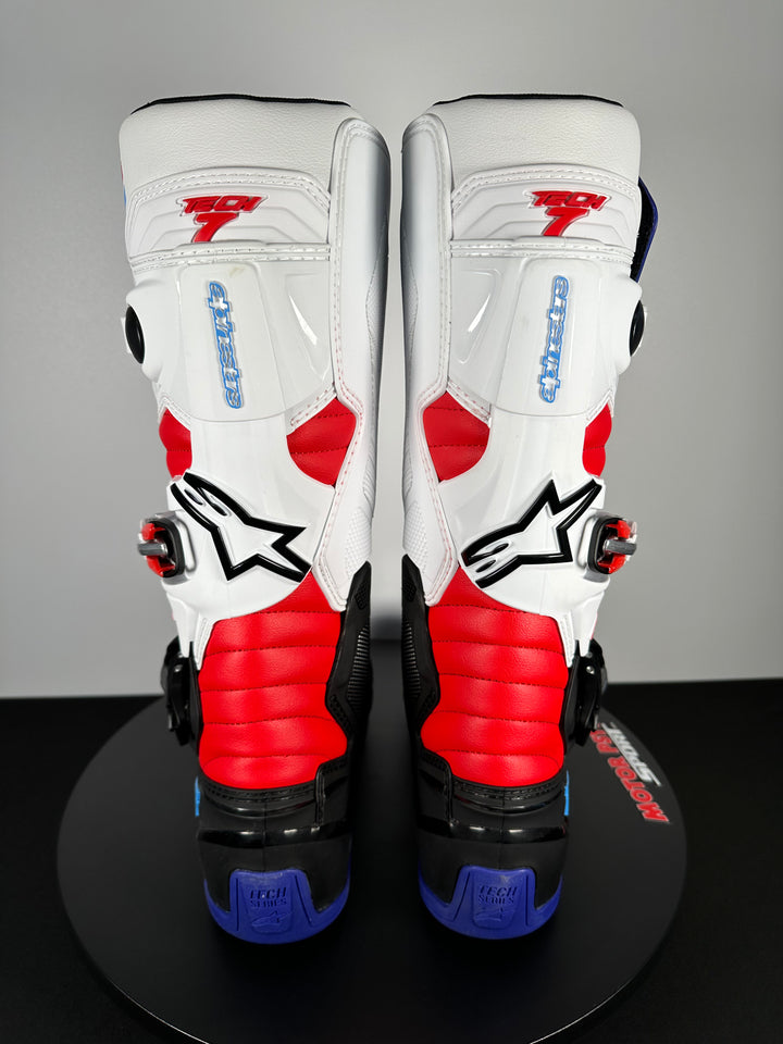 Alpinestars Tech 7 Boots - Black/Dark Blue/Red/White - CLOSEOUT