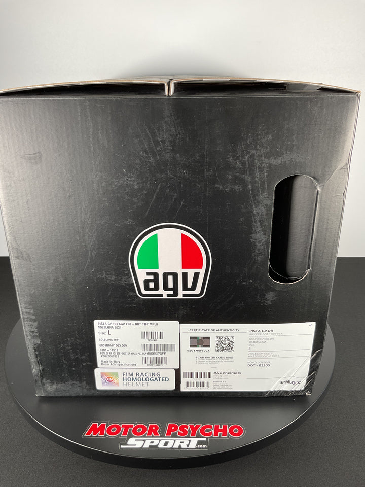 AGV Pista GP RR Soleluna 2021 Helmet - OPEN BOX