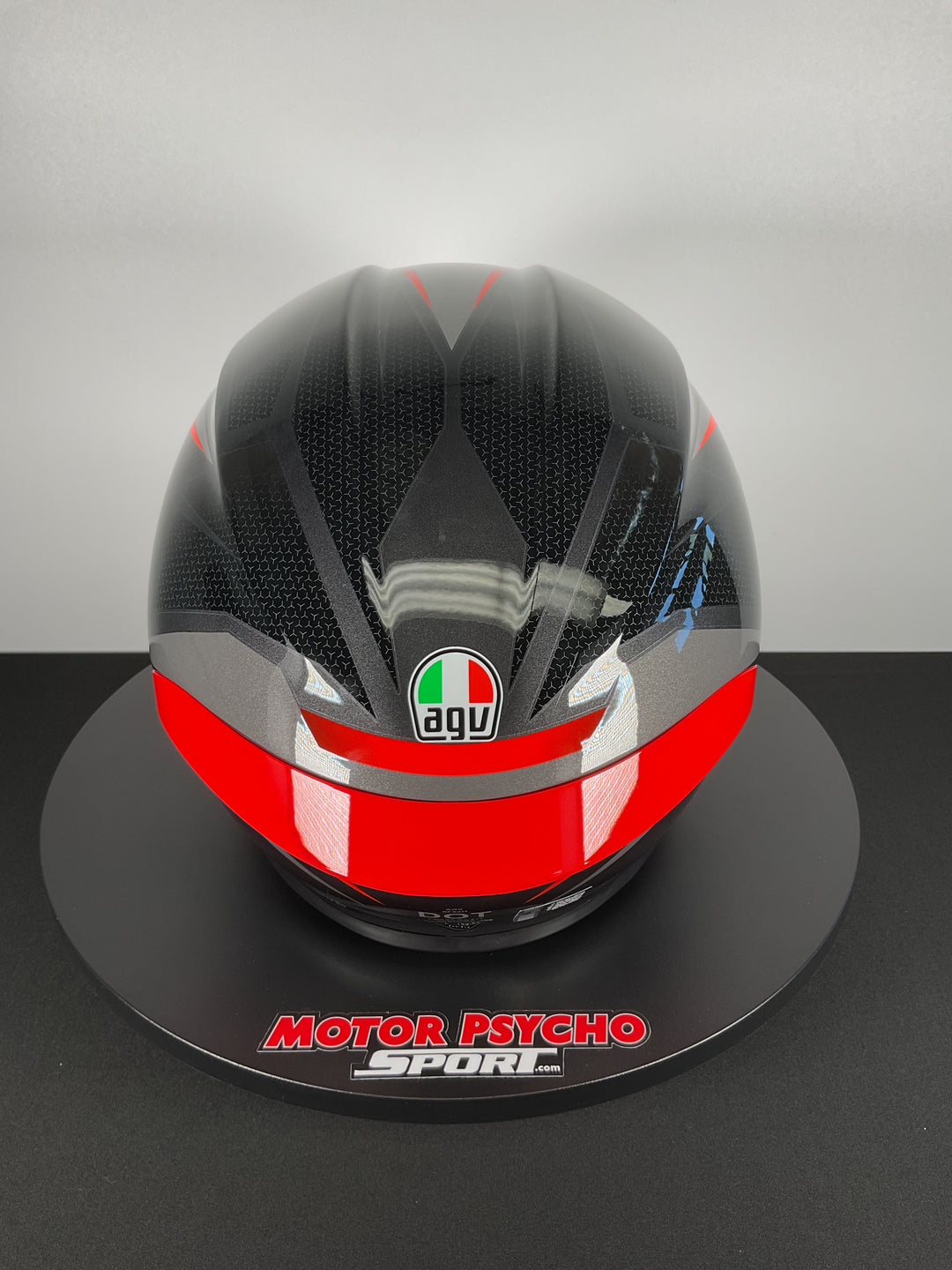 AGV K6 S Helmet - Slashcut Black/Grey/Red - OPEN BOX