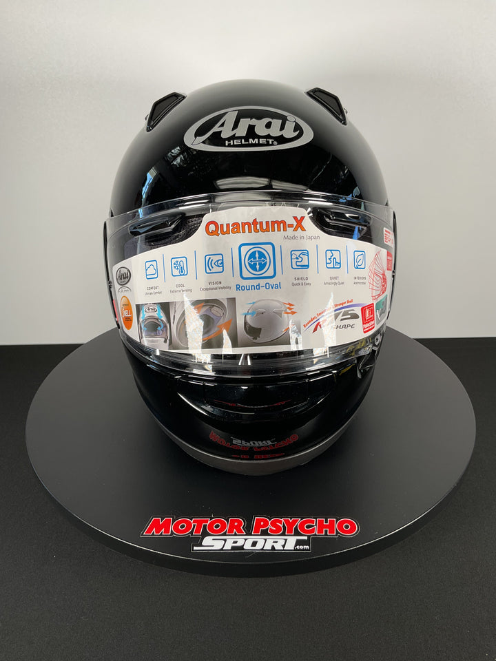 Arai Quantum-X Helmet - Diamond Black - Size S - OPEN BOX