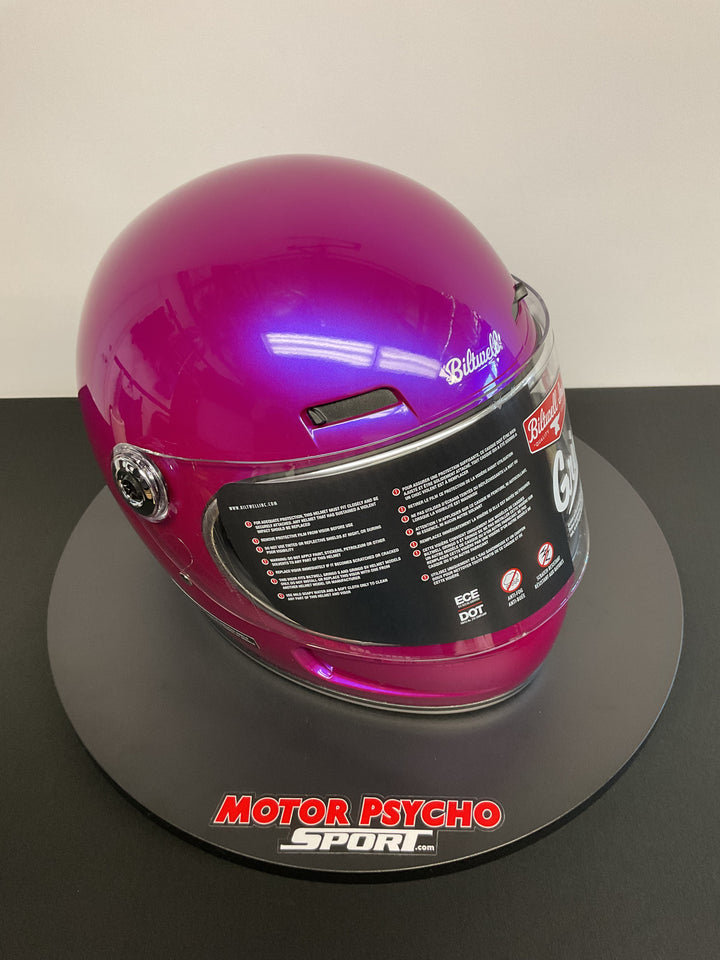 Biltwell Gringo SV ECE R22.06 Helmet - Metallic Grape - Size XS - OPEN BOX