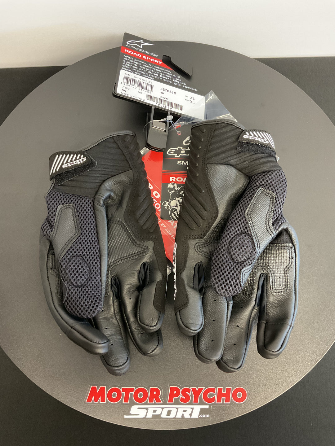 Alpinestars Smx-1 Air V2 Gloves - Black - Size XL - USED LIKE NEW