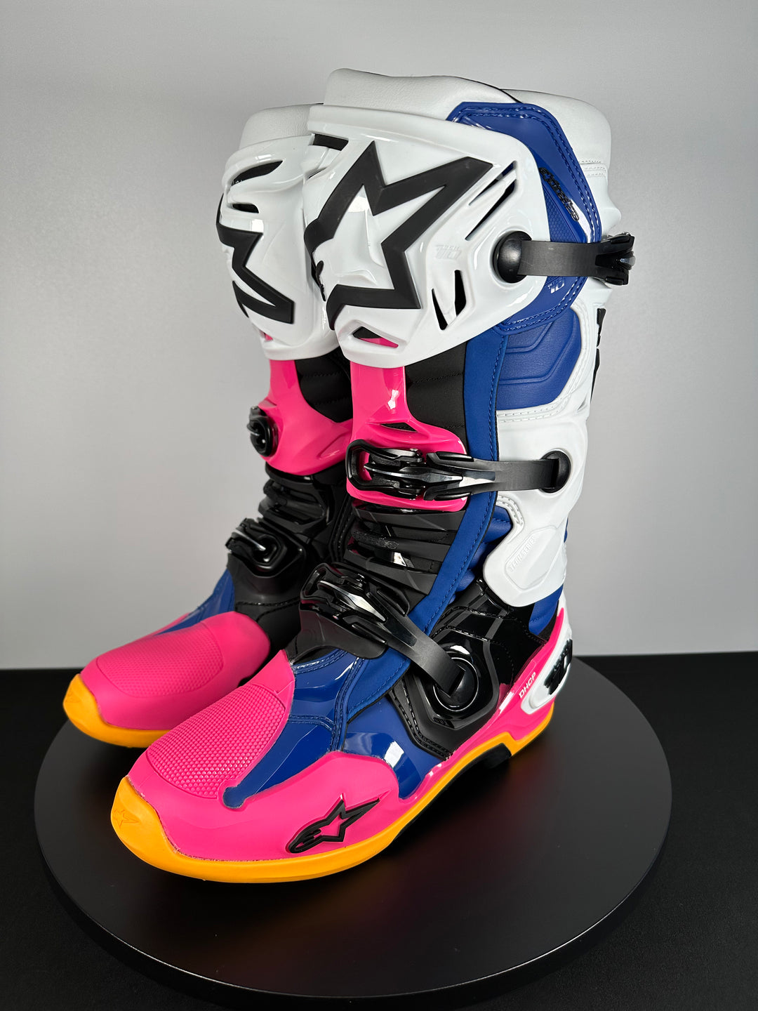 Alpinestars Tech 10 Limited Edition Boots - Daytona Coast White/Blue/Pink