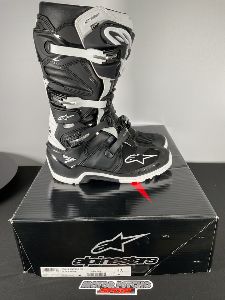 Alpinestars Tech 7 Enduro Drystar Boots - Size 13 - USED LIKE NEW