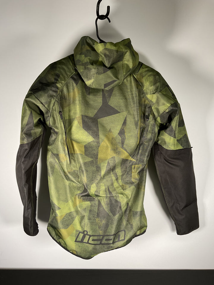 Icon Airform Battlescar Green Men's Jacket - Size Med