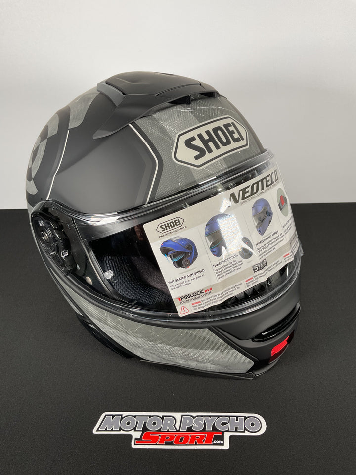 Shoei Neotec II Jaunt Modular Helmet - TC-5 Matte Gray/Black - Size M - USED LIKE NEW