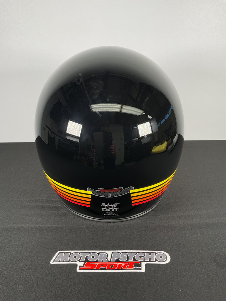 Biltwell Gringo ECE Helmet Gloss Black Spectrum - Size S - Used Good with Scratch