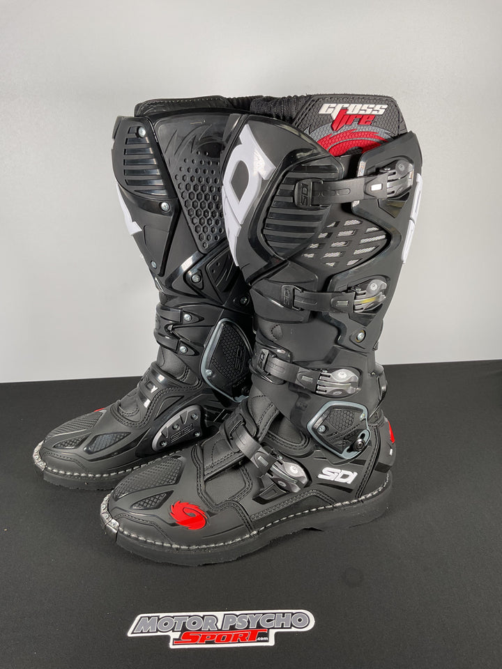 Sidi Crossfire 3 TA Black/Black Boots - Size US 8.6/EU 42 - OPEN BOX