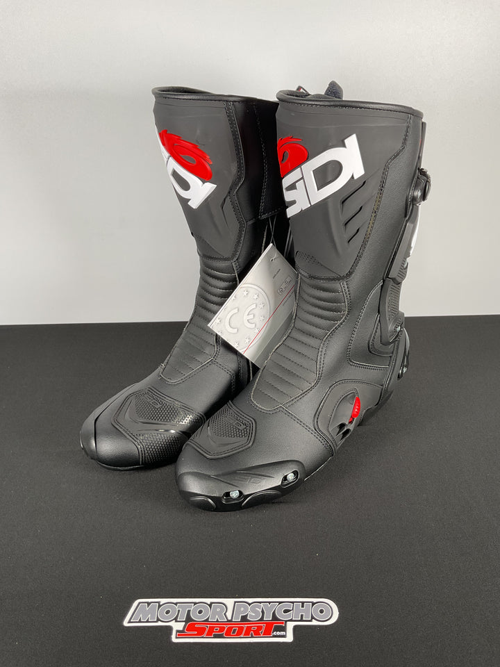 Sidi Vertigo 2 Road Race Boots - Black/Black - Size US 8.6/EU 42 - OPEN BOX