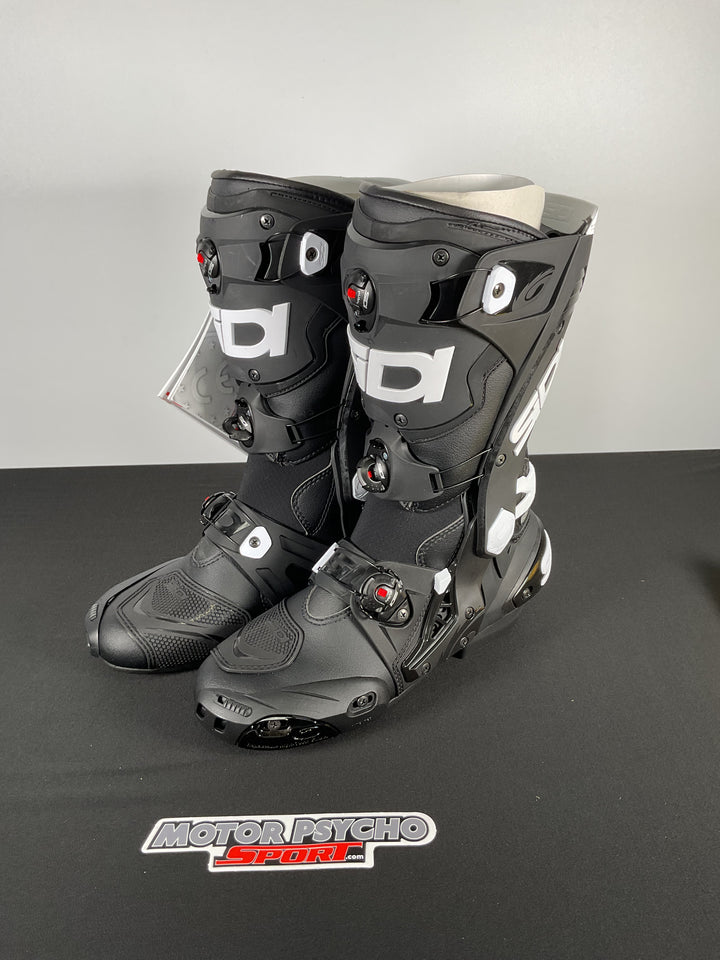 Sidi Rex Road Race Boots - Black/White - Size US 6.2/EU 39 - OPEN BOX