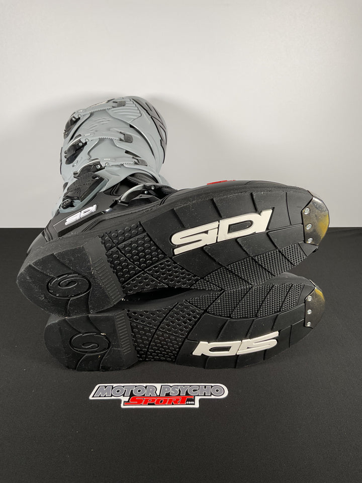 Sidi Crossfire 3 TA Black/Ash Boots - Size US 12.5/EU 47 - OPEN BOX