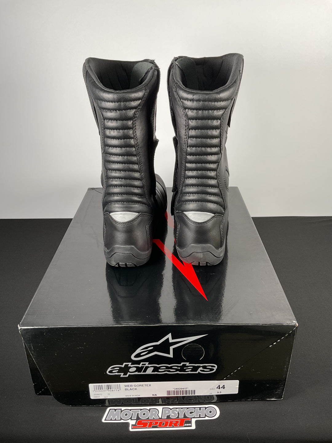 Alpinestars Web Gore-Tex Boots - Size US 9.5/EU 44 - USED LIKE NEW